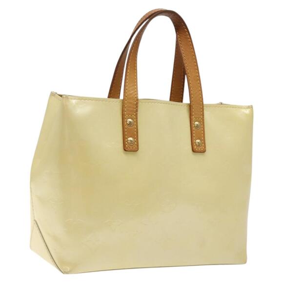 LOUIS VUITTON Monogram Vernis Reade PM Hand Bag Perle M91336 - Picture 1 of 12